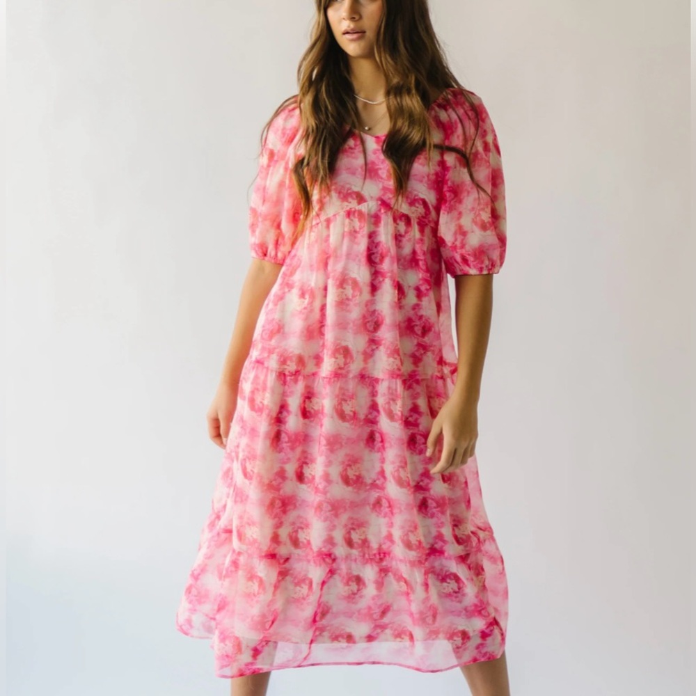 Floral midi dress